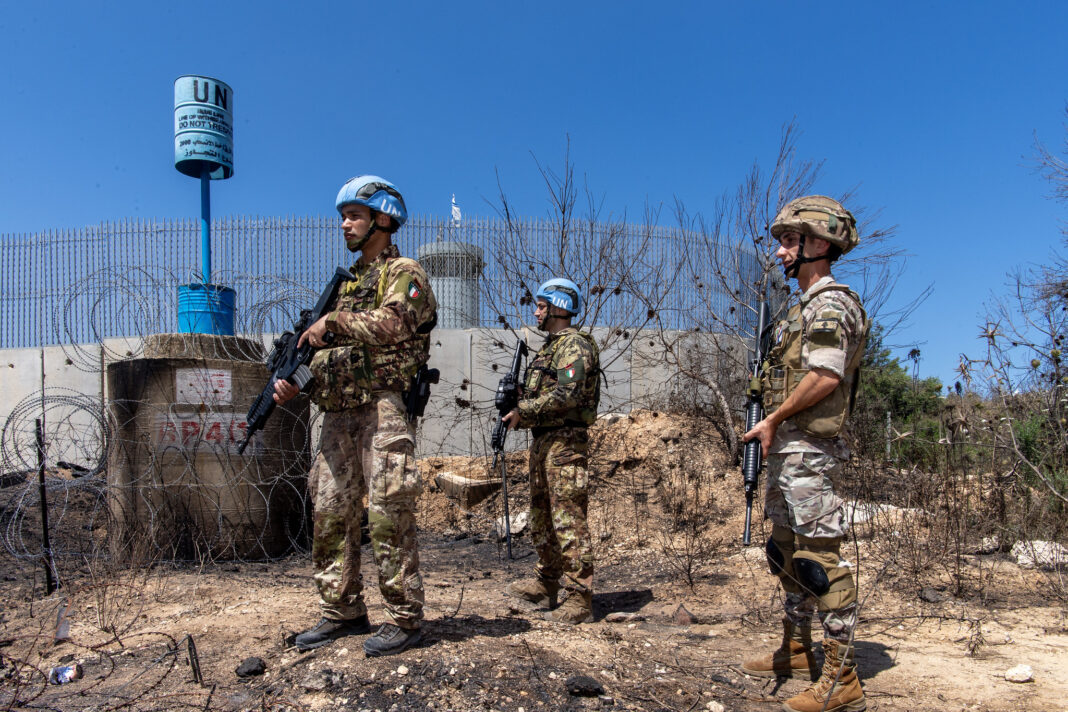 Patrouille von UN-Soldaten bei UNIFIL im Libanon – ©UN/Pasqual Gorriz
