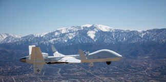 MQ-9B UAS von GA-ASI erweitert kritische ISR- Fähigkeit für Europa und darüber hinaus MQ-9B von GA-ASI hat sich als das leistungsstärkste UAS seiner Klasse bewährt – von Aufklärung bis Wirkung -©General Atomics