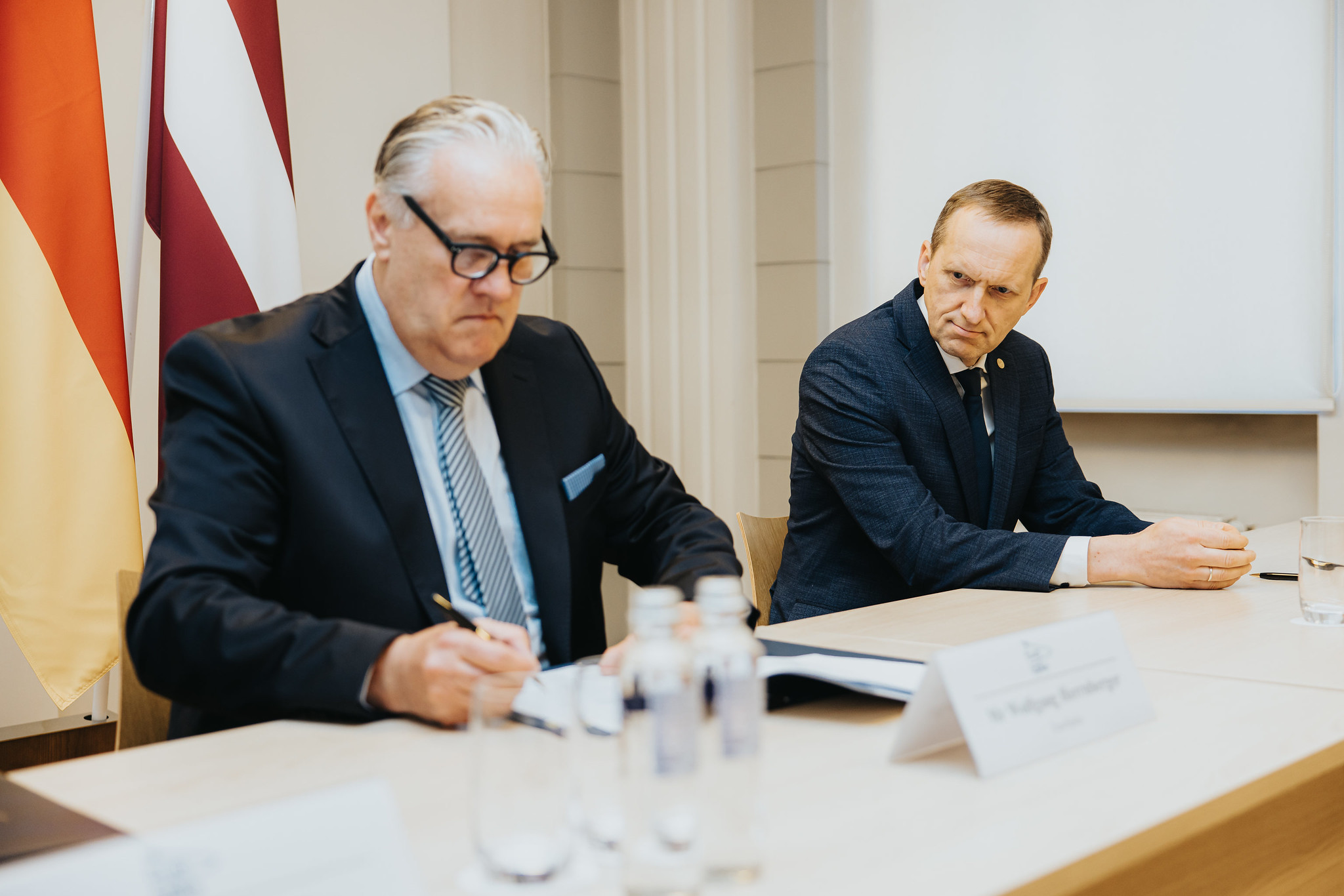 Contract signing for the purchase of spike systems - ©Aizsardzības ministrija/Armīns Janiks Contract signing for the purchase of spike systems - ©Aizsardzības ministrija/Armīns Janiks