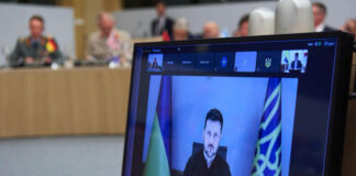 Niederlande liefern Schiffe und Drohnen an die Ukraine Selenskyj verfolgte die Sitzung per Videoverbindung -©Niederländisches Verteidigungsministerium