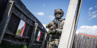 Wehrdienstkommission nimmt Arbeit auf Bundesheer-Soldat bei der Übung „Trias 25“ – ©Bundesheer/Trippolt