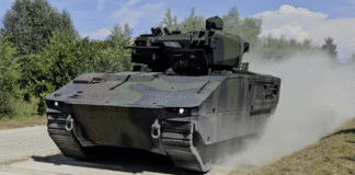 GDELS präsentiert gesamte Fahrzeugpalette in Bewegung Ascod-Schützenpanzer von GDELS – ©Militär Aktuell/Zacharias