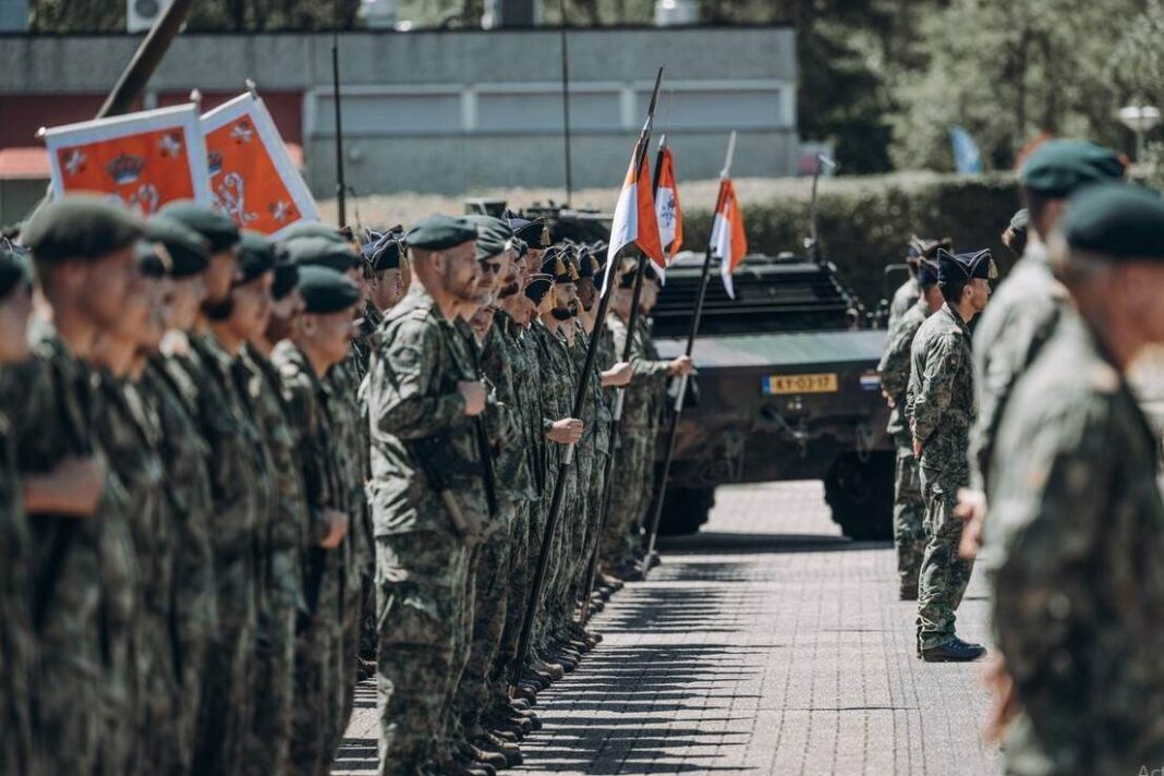 New formation of an artillery unit in the Netherlands