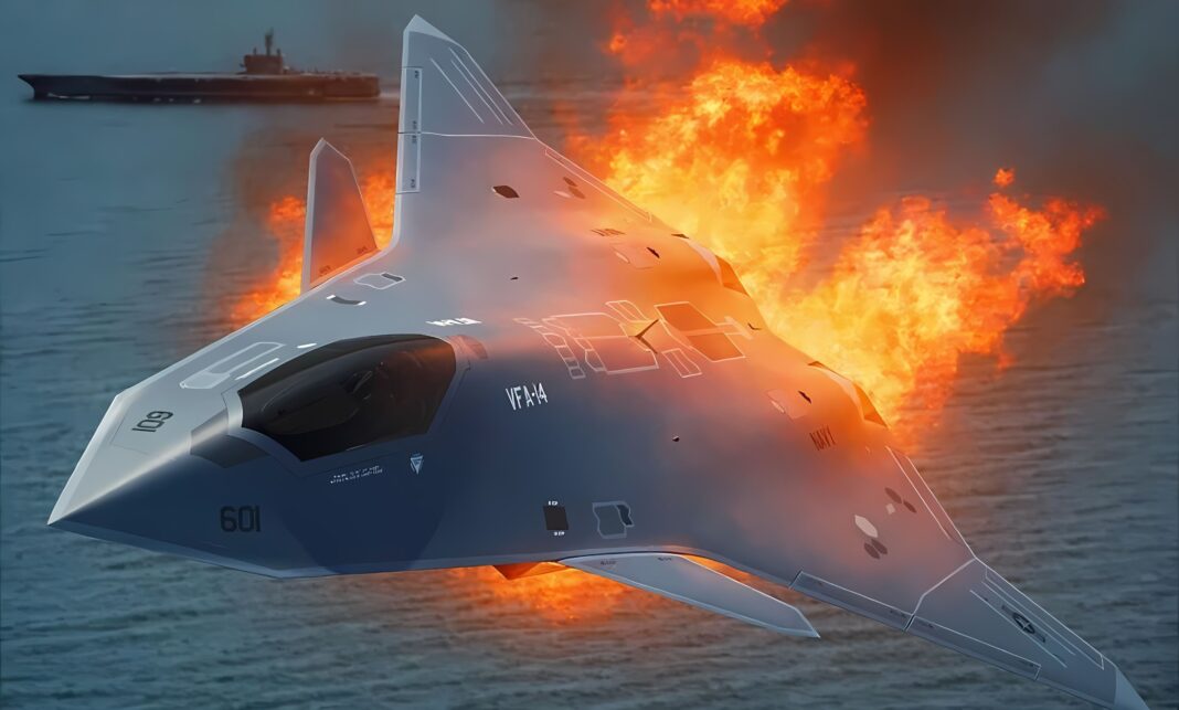 Boeing F-47 zieht „Blutspur” durch US-Rüstungslandschaft – ©NG mit KI bearbeitet Boeing F-47 zieht „Blutspur” durch US-Rüstungslandschaft – ©NG mit KI bearbeitet