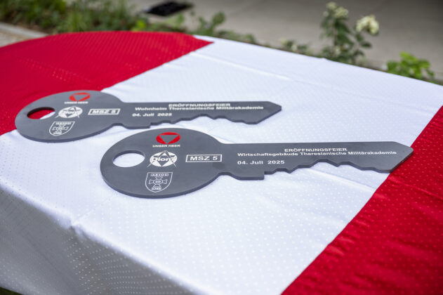 &Uuml;bergabe der neu errichteten Unterkunfts- und Wirtschaftsgeb&auml;ude in Wiener Neustadt &ndash; &copy;Bundesheer/Kulec