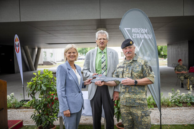 &Uuml;bergabe der neu errichteten Unterkunfts- und Wirtschaftsgeb&auml;ude in Wiener Neustadt &ndash; &copy;Bundesheer/Kulec