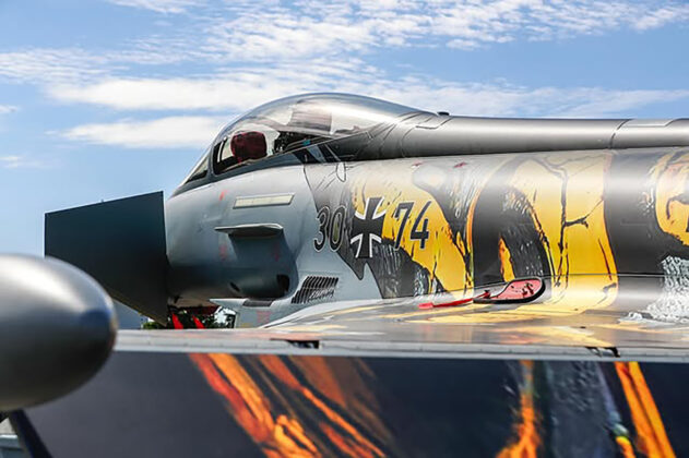&bdquo;Castle Tiger&rdquo;-Eurofighter der Bundeswehr &ndash; &copy;Team Luftwaffe