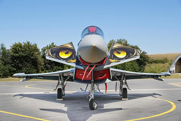 &bdquo;Castle Tiger&rdquo;-Eurofighter der Bundeswehr &ndash; &copy;Team Luftwaffe
