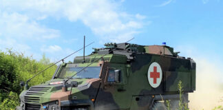 GDELS hands over Eagle 6×6 San to the German Armed Forces Eagle 6x6 Sanitätsvariante der Bundeswehr – ©GDELS