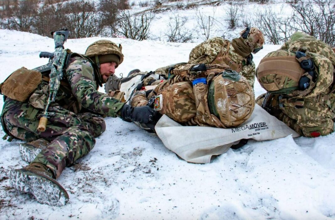 Die NATO arbeitet an innovativen Lösungen zur Evakuierung verwundeter Soldaten -©56. unabhängige motorisierte Infanteriebrigade