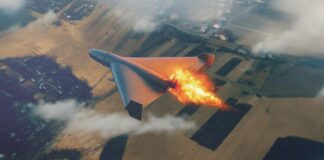 Ukraine: Projekt „Klarer Himmel” – Flugabwehr mit Abfangdrohnen Geran-2-Angriffsdrohne – ©Archiv