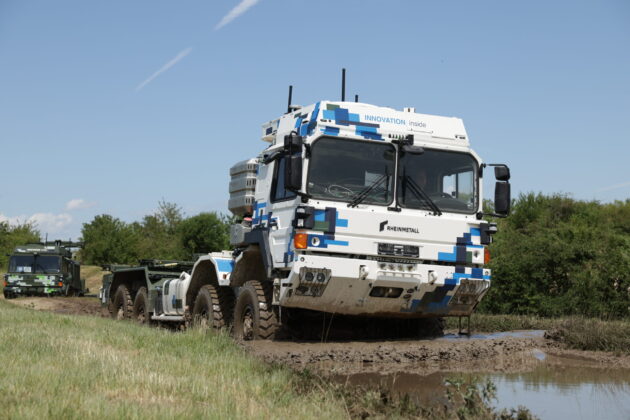 Das „White Pony“ von RMMV bei den Rheinmetall Mobility Days. ©Rheinmetall