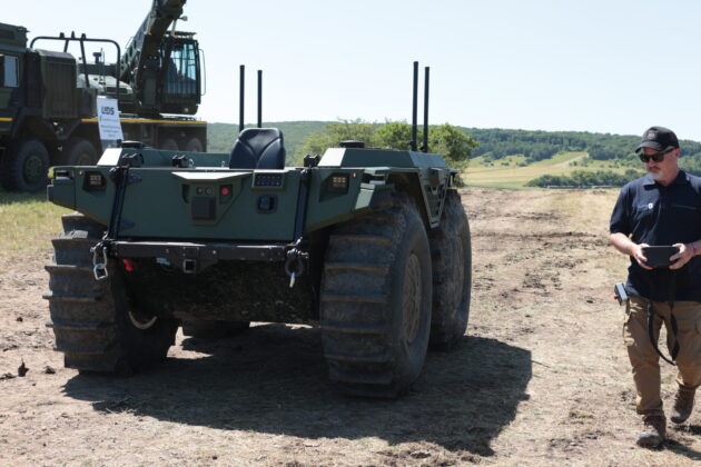 Die Vorführung des Mission Master CXT bei den Rheinmetall Mobility Days. ©Militär Aktuell/Bendl