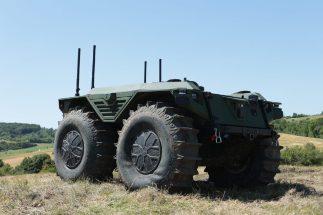 Die Vorführung des Mission Master CXT bei den Rheinmetall Mobility Days. ©Militär Aktuell/Bendl