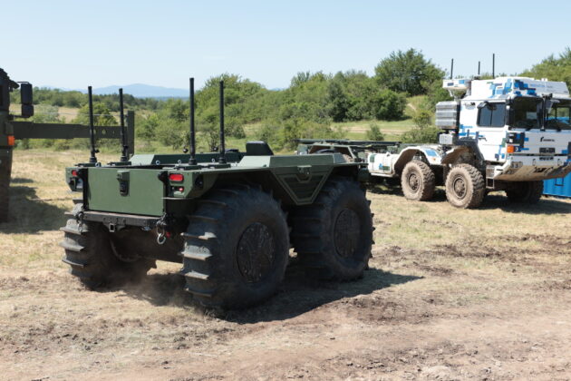 Die Vorführung des Mission Master CXT bei den Rheinmetall Mobility Days. ©Militär Aktuell/Bendl