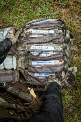 Das Eberlestock Mission Medic Pack am EMOD-Frame von Eberlestock. &copy;Sebastian Freiler