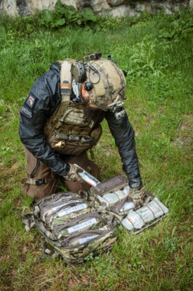 Das Eberlestock Mission Medic Pack am EMOD-Frame von Eberlestock. &copy;Sebastian Freiler