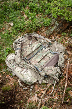 Setup: Eberlestock EMOD-Frame, Mission Medic Pack, Mission Load Panel, Emod Lid und Mission Wings. &copy;Sebastian Freiler