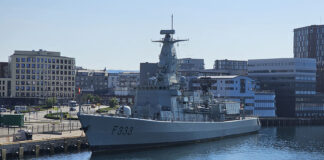 Portugiesische Fregatte „Bartolomeu Dias” vor Bodø im NATO-Einsatz Fregatte „NRP Bartolomeu Dias“ der portugiesischen Marine – ©Militär Aktuell/Zacharias