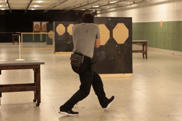Martin Thaler beim Kursmodul 4 im Shootingpark Leobersdorf. &copy;Milit&auml;r Aktuell/Bendl