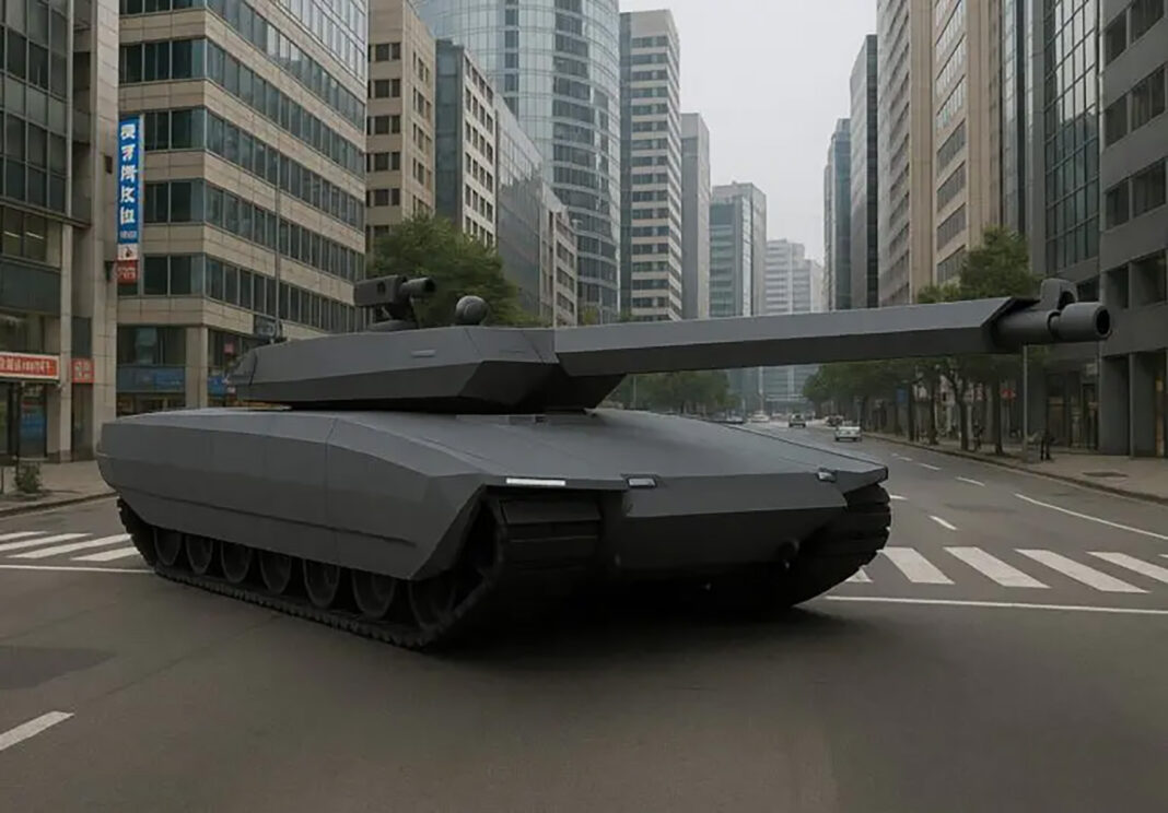 K3-Kampfpanzer Studie – ©Hyundai Rotem