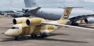 Exotic aircraft over Fairford: A portrait of Egypt’s An-74T An-74 auf dem RIAT 2025 – ©Georg Mader