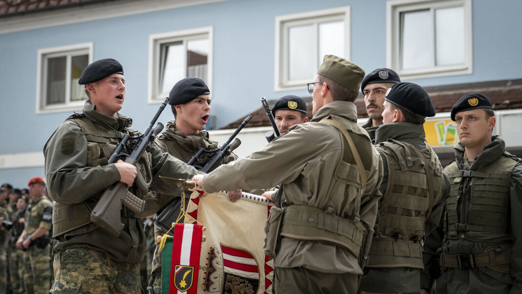Angelobung in Aistersheim – ©Bundesheer/Unterbuchberger