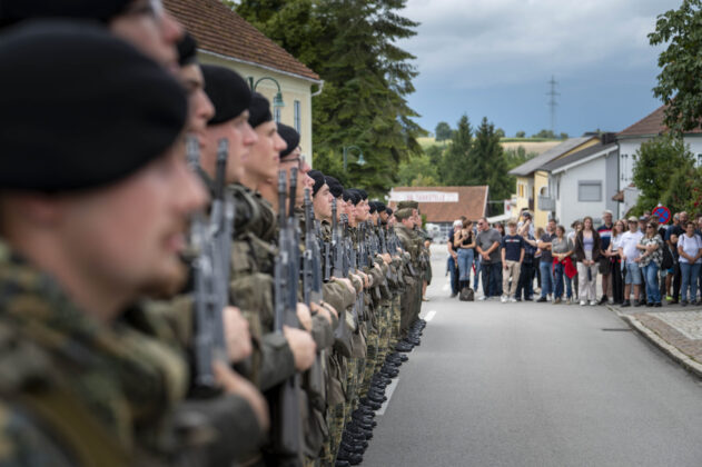 Angelobung in Aistersheim – ©Bundesheer/Unterbuchberger