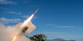 Rheinmetall & Lockheed: First live firing with the GMARS launcher GMARS-Werfer im scharfen Schuss – ©Rheinmetall