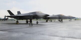 Japan begrüßt erste F-35B auf heimischem Stützpunkt F-35B der japanischen Luftstreitkräfte – ©JSDF