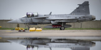 Hungarian pilots monitor the Baltic airspace ©Gábor Kormány/Tamás Kovács