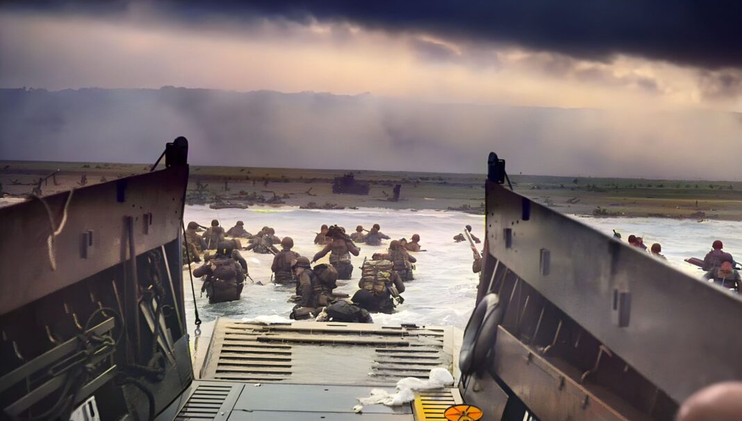 Tödlicher Fehler über Omaha Beach – ©Colleville Museum via Georg Mader