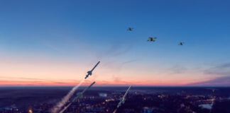 Saab präsentiert neuen Drohnenabwehr-Lenkflugkörper Nimbrix Nimbrix Einsatzszenario – ©Saab