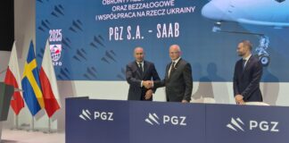 Saab signs letter of intent with PGZ ©Saab