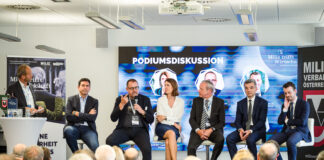 “Militia meets business” guest at Frequentis Miliz trifft Wirtschaft bei Frequentis – ©Sebastian Freiler