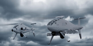 Bewaffnungsfähig: Schiebel präsentiert neue Camcopter S-101 und S-301 Schiebel S-101 und S-301 – ©Schiebel