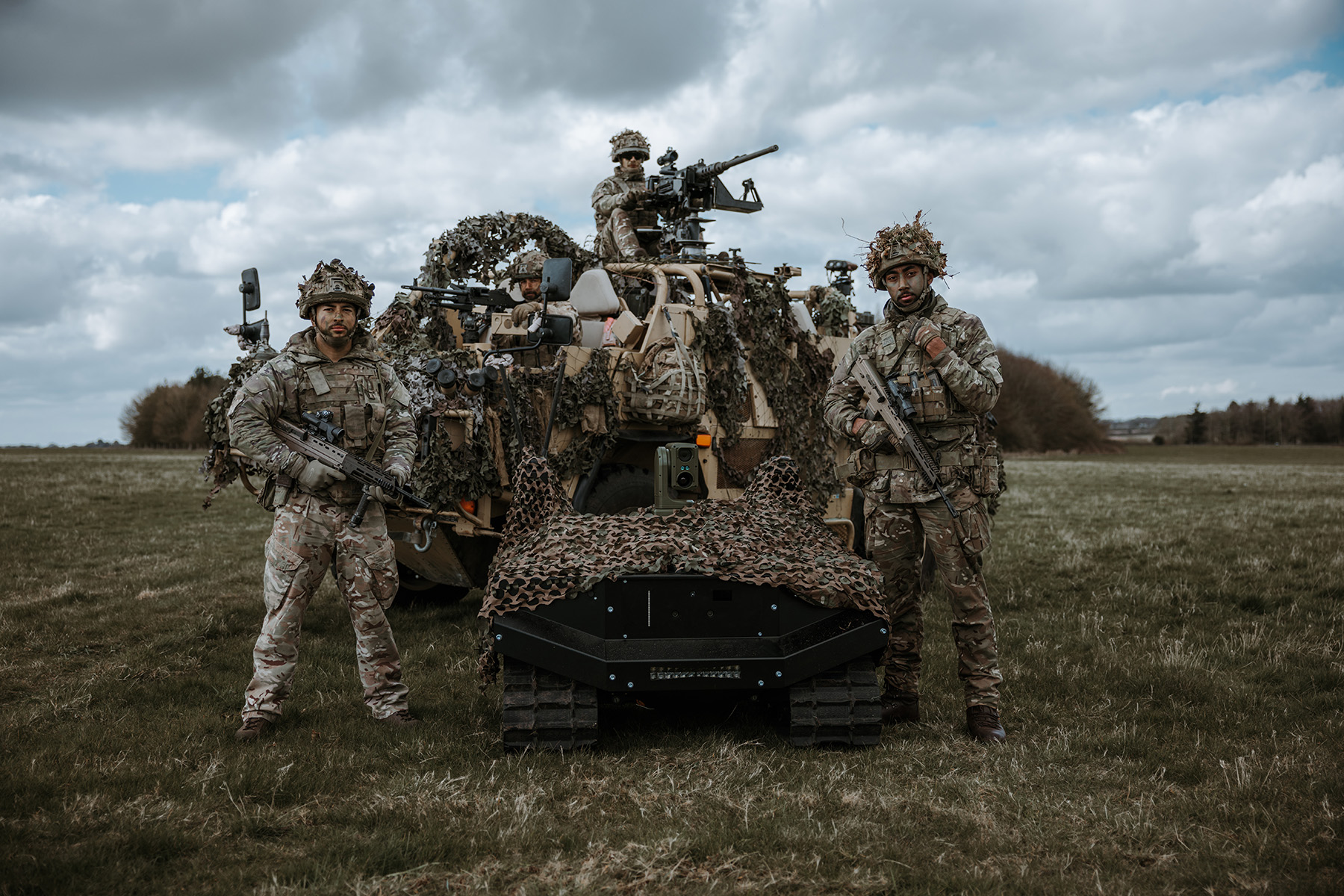 An advanced military robot