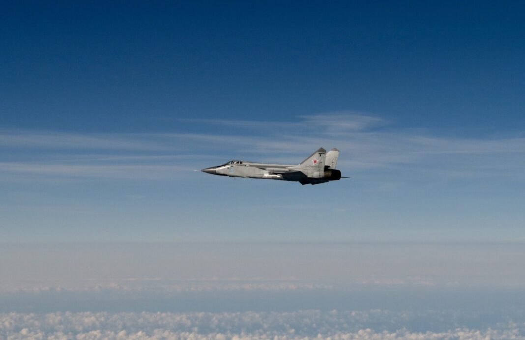 Screenshot Russischer MiG-31-Kampfjet – ©Försvarsmakten