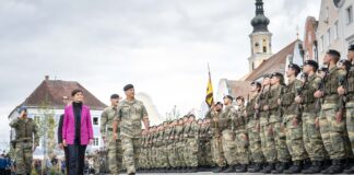 Angelobung von 270 Rekruten in Schärding ©Bundesheer/Unterbuchberger