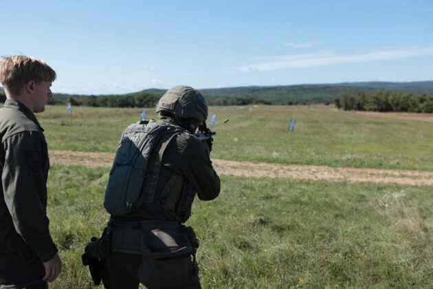 Bei der Übung des Jägerbataillons Wien 2 „Maria Theresia“ in Bruckneudorf. ©Militär Aktuell/Bendl