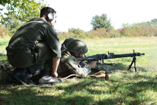 Bei der Übung des Jägerbataillons Wien 2 „Maria Theresia“ in Bruckneudorf. ©Militär Aktuell/Bendl