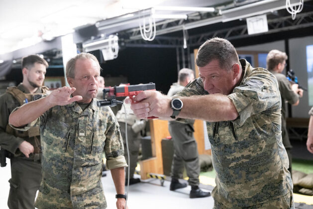 Bei der Übung des Jägerbataillons Wien 2 „Maria Theresia“ in Bruckneudorf. ©Bundesheer