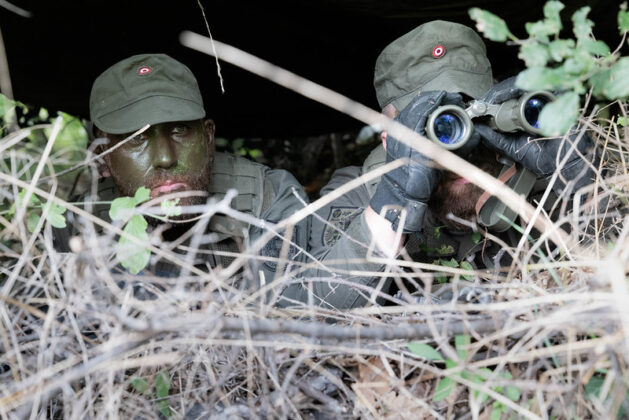 Bei der Übung des Jägerbataillons Wien 2 „Maria Theresia“ in Bruckneudorf. ©Bundesheer