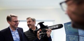 Quantum Systems: Abfangdrohne mit Raketenantrieb aus Bayern Präsentation Jäger-Abfangdrohne – ©Quantum Systems