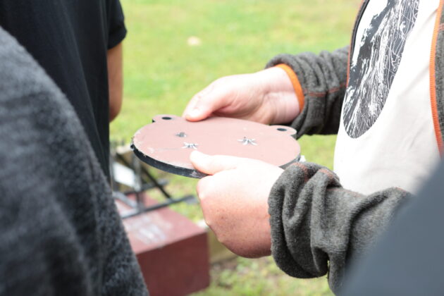 Beschossene Zielmedien beim CCG Ballistik-Seminar in Wien. ©Militär Aktuell/Bendl