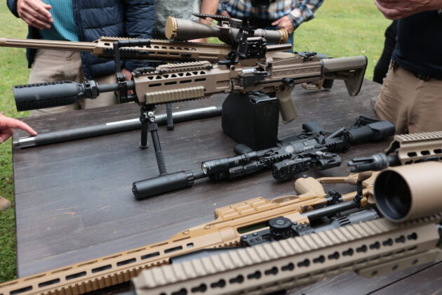 Leihgaben von Austria Arms beim CCG Ballistik-Seminar in Wien. ©Militär Aktuell/Bendl