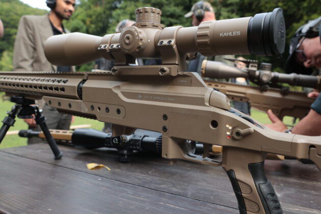 Leihgaben von Austria Arms beim CCG Ballistik-Seminar in Wien. ©Militär Aktuell/Bendl