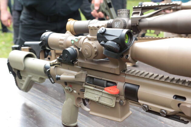 Leihgaben von Austria Arms beim CCG Ballistik-Seminar in Wien. ©Militär Aktuell/Bendl