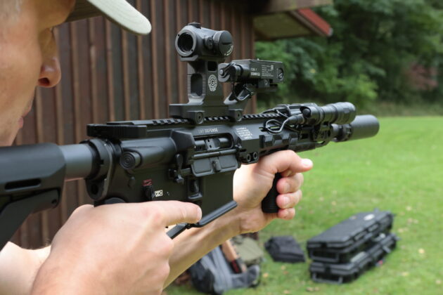 Leihgaben von Austria Arms beim CCG Ballistik-Seminar in Wien. ©Militär Aktuell/Bendl