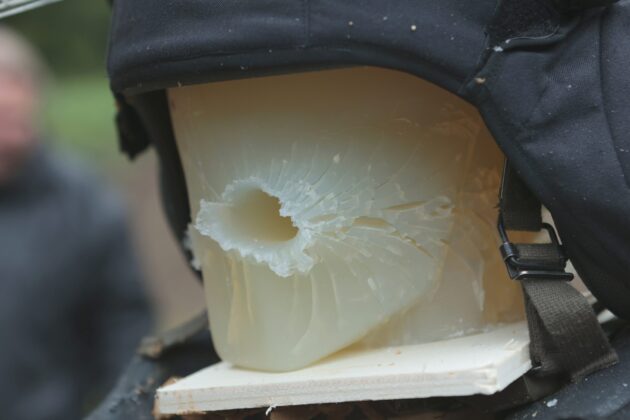 Eindrücke vom den ballistischen Beschussversuchen beim CCG-Seminar in Wien. ©Militär Aktuell/Bendl